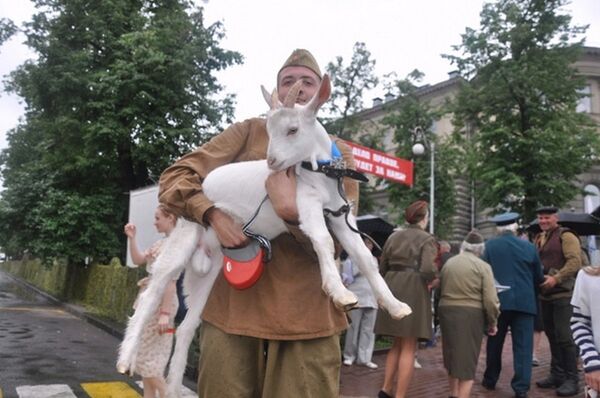 Козел Малыш - талисман партизанского отряда - Sputnik Беларусь