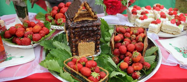 Фестываль Лунінецкія клубніцы Фестываль Лунінецкія клубніцы - Sputnik Беларусь