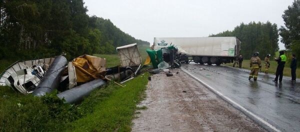 ДТП с белорусской фурой в Башкортостане ДТП с белорусской фурой в Башкортостане - Sputnik Беларусь