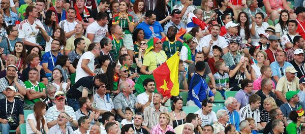 Болельщики во время матча Кубка конфедераций-2017 - Sputnik Беларусь