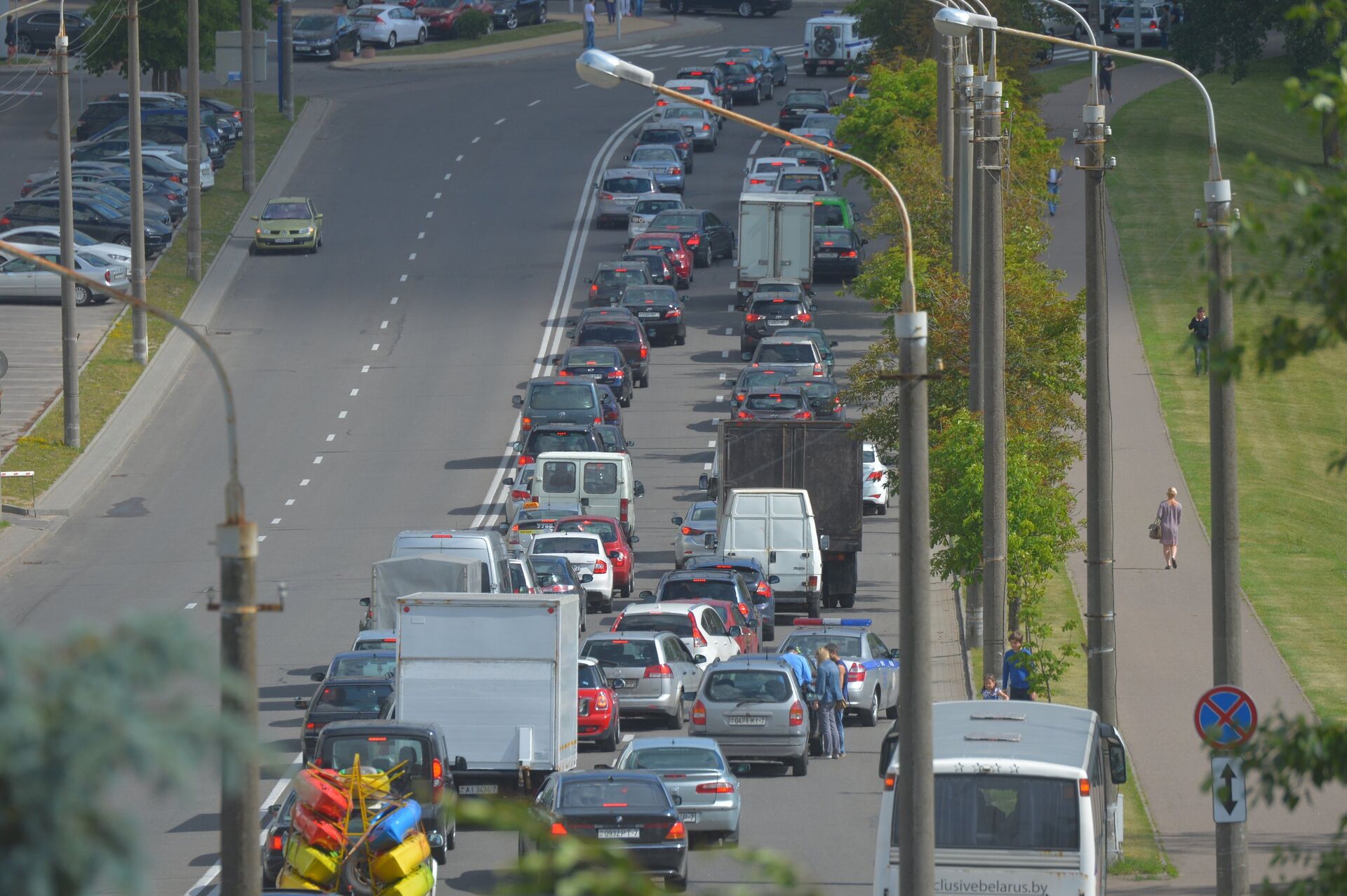 Пробка в Минске - Sputnik Беларусь, 1920, 01.04.2026