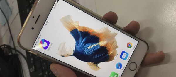 Смартфон с приложением Fabby Смартфон с приложением Fabby - Sputnik Беларусь