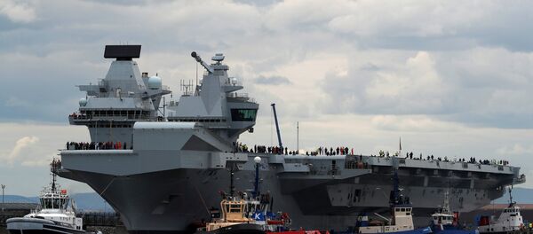Британский авианосец Королева Елизавета - Sputnik Беларусь