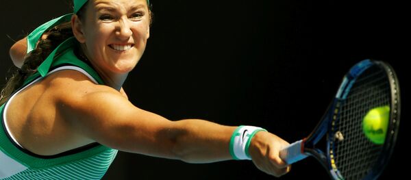 Белорусская теннисистка Виктория Азаренко, архивное фото Белорусская теннисистка Виктория Азаренко, архивное фото - Sputnik Беларусь