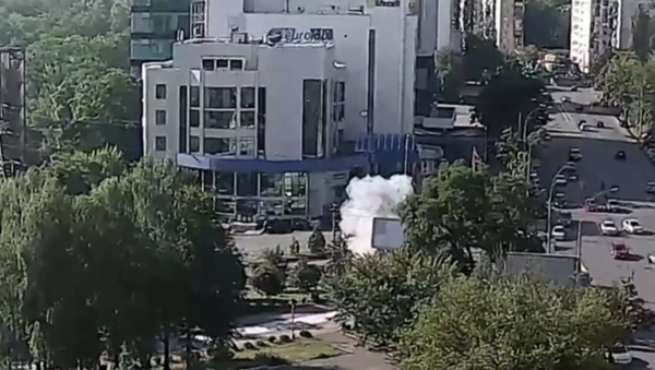 Взрыв автомобиля в Киеве - Sputnik Беларусь