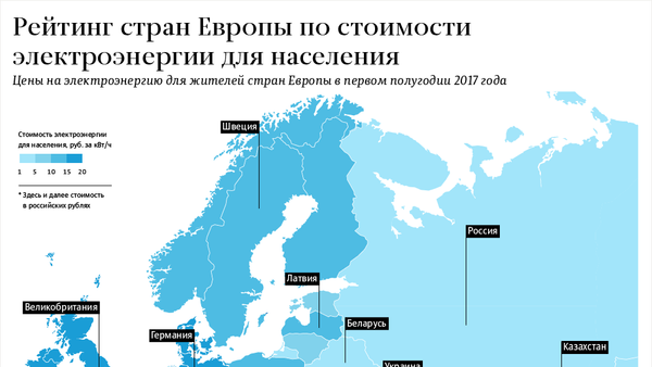 Рейтинг стран Европы по стоимости электроэнергии для населения - Sputnik Беларусь