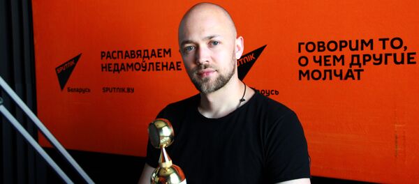 Один из основателей мультимедийного культурного проекта Litara-А, преподаватель белорусского и польского языка Денис Бурко Один из основателей мультимедийного культурного проекта Litara-А, преподаватель белорусского и польского языка Денис Бурко - Sputnik Беларусь