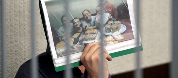 Обвиняемый по второй и третьей частям статьи 295 Уголовного кодекса Беларуси экс-священник Константин Бурыкин - Sputnik Беларусь