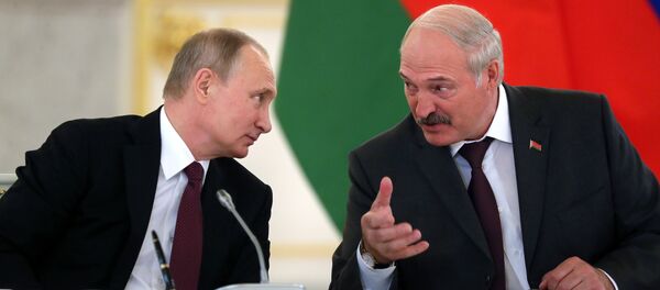 Путин и Лукашенко на заседании ВГС в Москве - Sputnik Беларусь