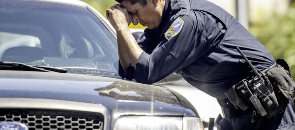 Американский полицейский, архивное фото - Sputnik Беларусь