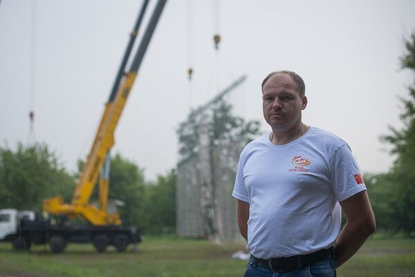 Виталий Лящук, директор Фаворит Пиро Групп – компании, вызвавшейся помогать китайским коллегам в организации пирошоу - Sputnik Беларусь