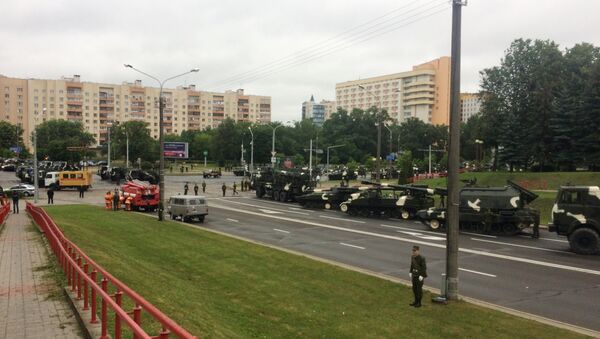 Подготовка к военному параду в Минске - Sputnik Беларусь