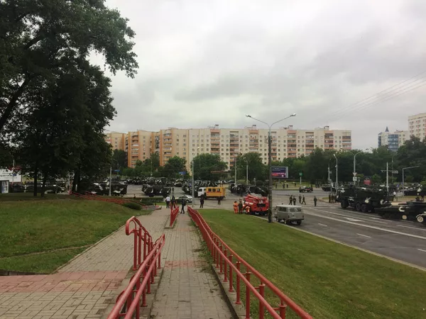Подготовка к военному параду 3 июля в Минске Подготовка к военному параду 3 июля в Минске - Sputnik Беларусь