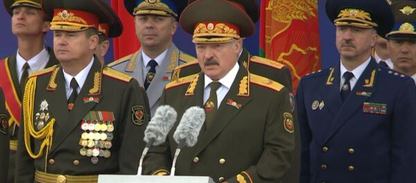 Выступление Президента А.Г. Лукашенко на параде - Sputnik Беларусь