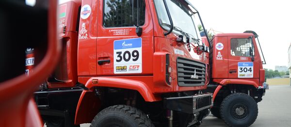 Грузовики МАЗ-СПОРТавто - Sputnik Беларусь