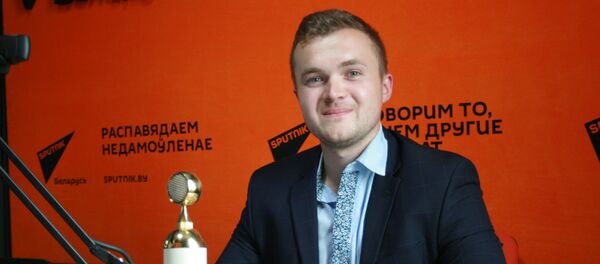 Экскурсовод Евгений Масловский Экскурсовод Евгений Масловский - Sputnik Беларусь