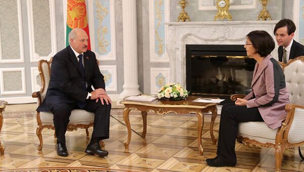 Встреча Александра Лукашенко с председателем ПА ОБСЕ Кристин Муттонен - Sputnik Беларусь