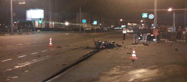 Место ДТП в Гомеле Место ДТП в Гомеле - Sputnik Беларусь