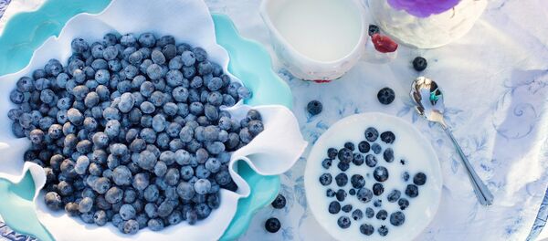 Черника с молоком - Sputnik Беларусь