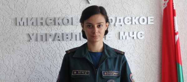 Официальный представитель Минского городского управления МЧС Ольга Мельченко Официальный представитель Минского городского управления МЧС Ольга Мельченко - Sputnik Беларусь