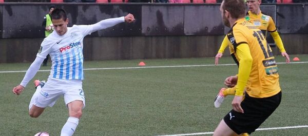 Минское Динамо в меньшинстве победило фарерский Рунавик - Sputnik Беларусь