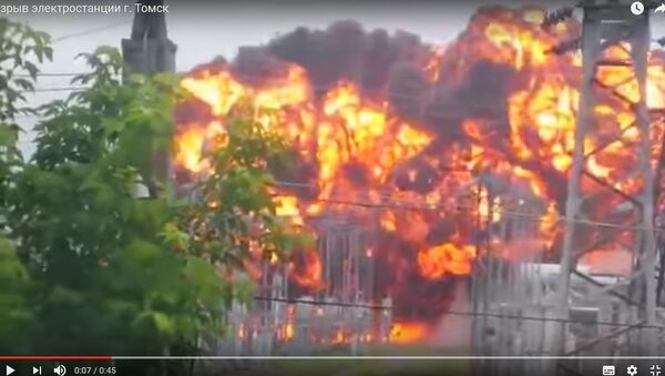 Видео взрыва на электроподстанции в Томске появилось в сети - Sputnik Беларусь