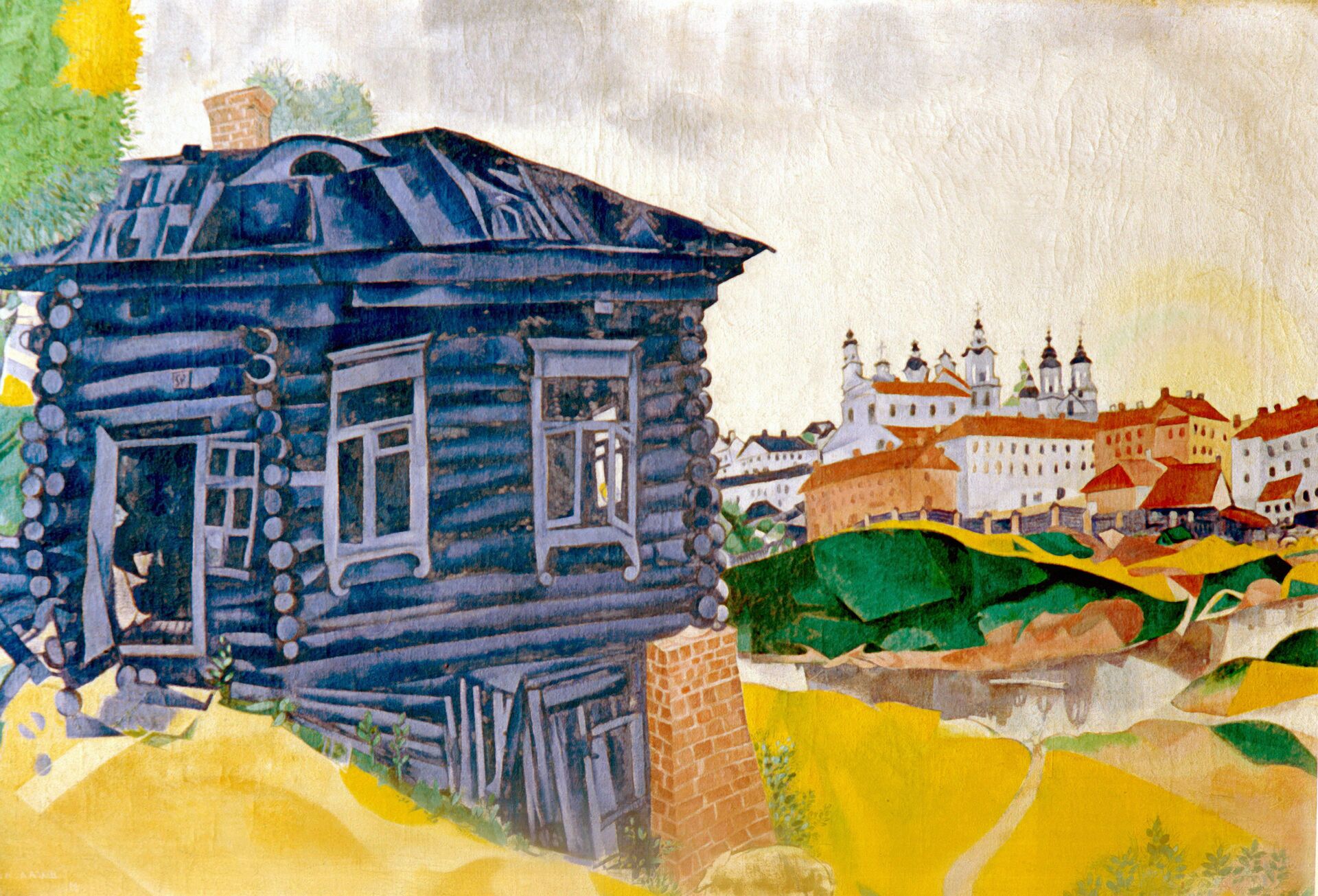 Марк Шагал, Синий дом, 1920 год - Sputnik Беларусь, 1920, 05.07.2022