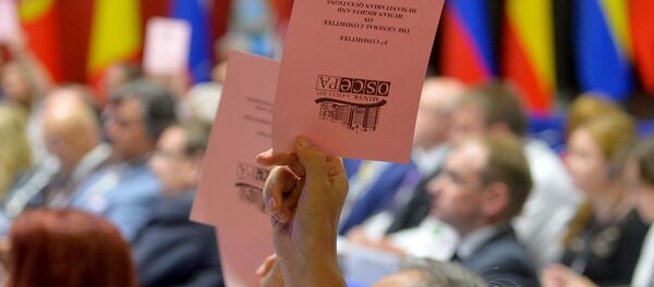 Голосование на сессии ПА ОБСЕ в Минске - Sputnik Беларусь