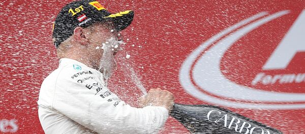 Боттас празднует победу на Red Bull Ring - Sputnik Беларусь