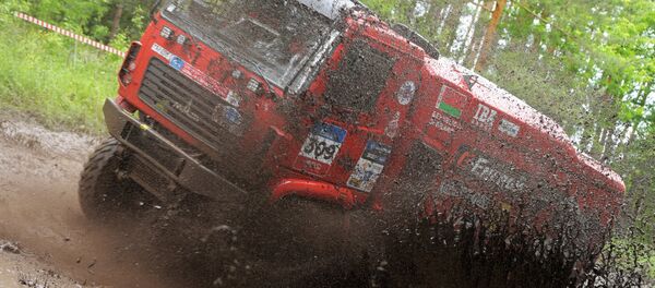 Грузовик МАЗ-СПОРТавто в ходе ралли Шелковый путь-2017 - Sputnik Беларусь