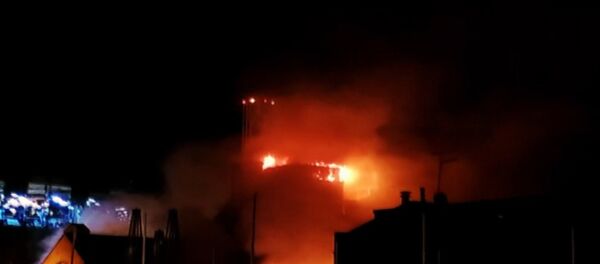 Пожар на рынке в Лондоне Пожар на рынке в Лондоне - Sputnik Беларусь