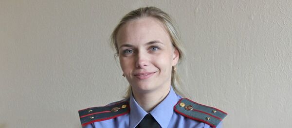 Старший инспектор по агитации и пропаганде ОГАИ РУВД Минского района Екатерина Сильченко - Sputnik Беларусь