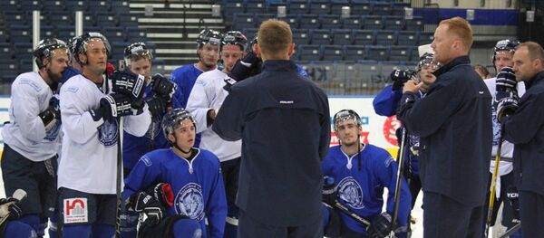 Тренировка ХК Динамо-Минск - Sputnik Беларусь