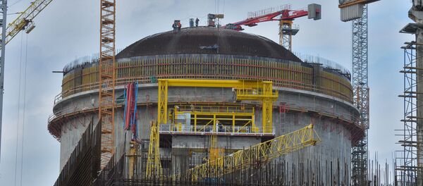 Строительство Белорусской АЭС, архивное фото - Sputnik Беларусь