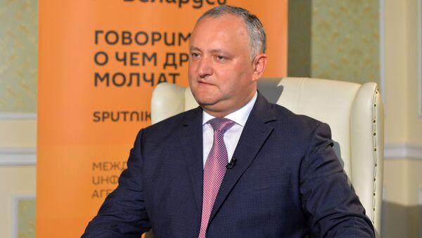 Президент Молдовы Игорь Додон - Sputnik Беларусь