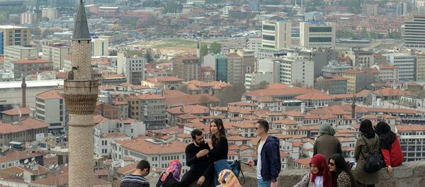 Туристы на смотровой площадке в Анкаре, архивное фото - Sputnik Беларусь