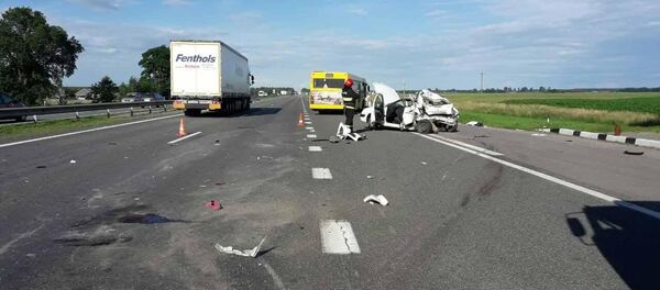 Авария в Кобринском районе - Sputnik Беларусь