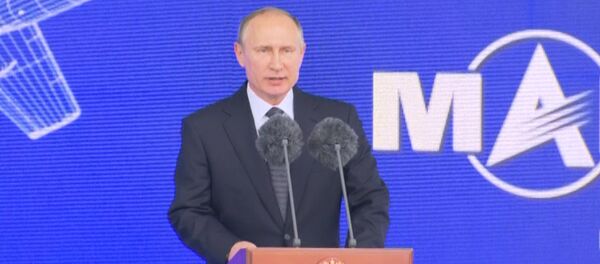 Путин выступил на авиасалоне МАКС-2017 - Sputnik Беларусь