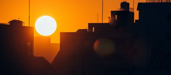 Закат в Токио, архивное фото Закат в Токио, архивное фото - Sputnik Беларусь