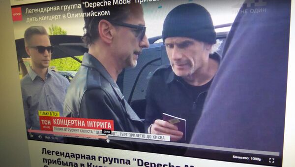 Культовые Depeche Mode прилетели в столицу Украины - Sputnik Беларусь