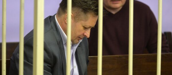 Геннадий Господарик и Николай Цырто в зале суда Геннадий Господарик и Николай Цырто в зале суда - Sputnik Беларусь