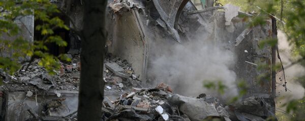 Снос здания, архивное фото - Sputnik Беларусь