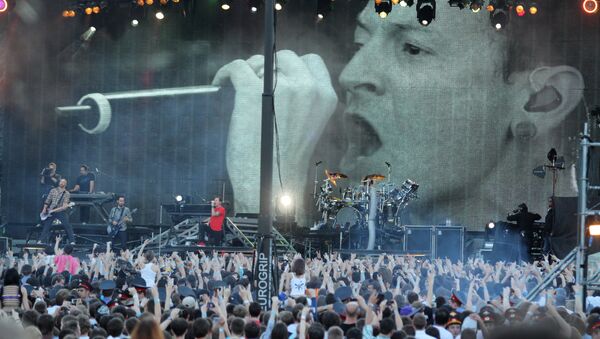 Американская рок-группа Linkin Park в Москве, архивное фото - Sputnik Беларусь