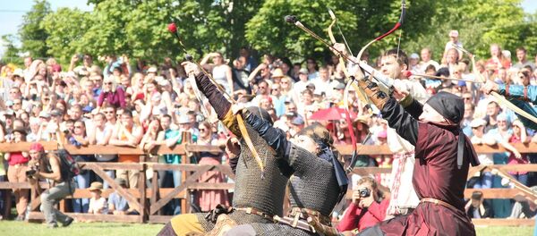 Наш Грунвальд у Дудутках, архіўнае фота Наш Грунвальд у Дудутках, архіўнае фота - Sputnik Беларусь