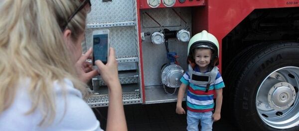 Праздник в честь Дня пожарной службы - Sputnik Беларусь