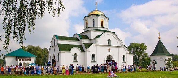 Спасо-Вознесенский монастырь в поселке Барколабово Быховского района, где находится чудотворная икона - Sputnik Беларусь