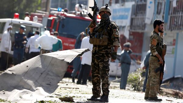Военнослужащие на месте взрыва в Кабуле - Sputnik Беларусь