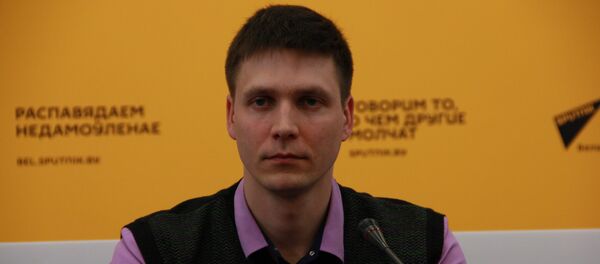 Намеснік дырэктара па мадэрнізацыі і развіцці ААТ Малочныя горкі Міхаіл Глушакоў - Sputnik Беларусь