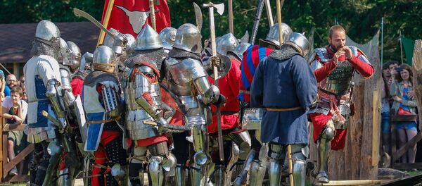 Реконструкция битвы под Грюндвальдом - Sputnik Беларусь