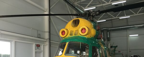 Вертолет в Минском аэроклубе ДОСААФ в Липках - Sputnik Беларусь